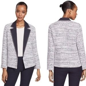 Lafayette 148 Astor Tweed Atwood Jacket blazer size: XL